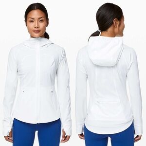 NWT‎ ✨ Lululemon Mist Over Windbreaker White W4AXMS Size 6 Retail $128
